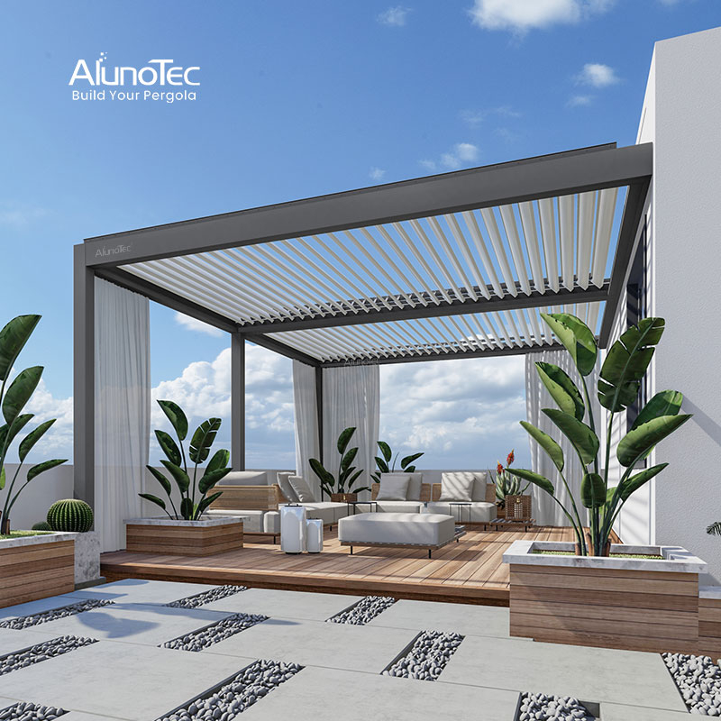 AlunoTec 4x6M Greenhouse Gazebo Designs Garden Pergola Ideas 