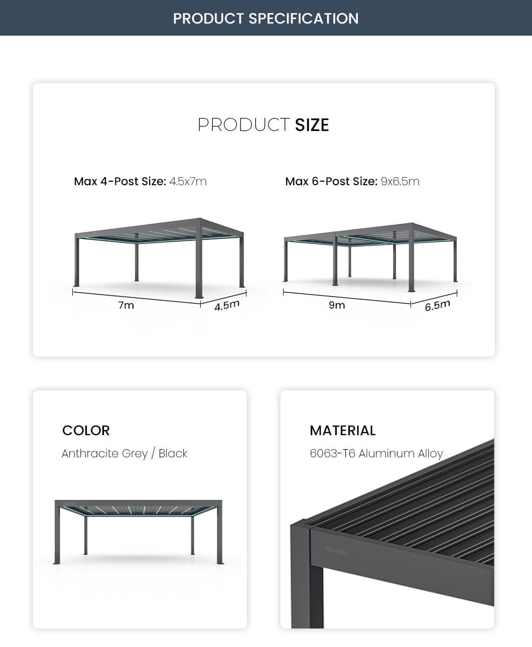 Heavy-Duty Custom Pergola (3) Heavy-Duty Custom Pergola (3)