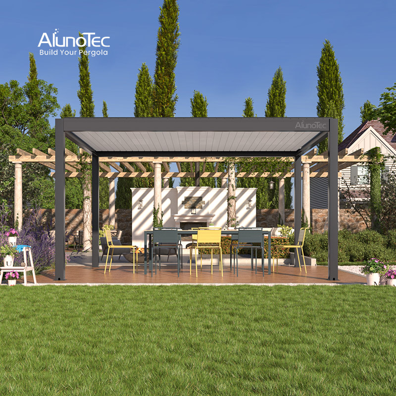 AlunoTec Pergola Manufacturers Opening Roofs Sun Louver Aluminum Awning ...