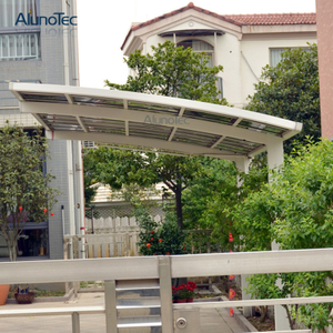  Aluminum Frame Polycarbonate Sheet Roof Bike Shelter Single Carport Design For Wholesale