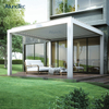 Terrace Decorative Louver Aluminium Gazebo Garden Motorized Pergola Gazebo 