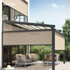 Anti-insect Fabric Waterproof Outdoor Roller Blinds Privacy Safety Manual Zipper Screen