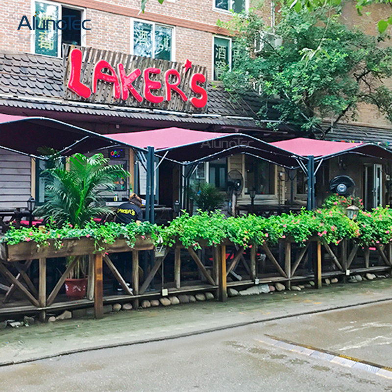 DIY Gazebo Terrace Awning Car Parking Tents with Steel Frame for Outdoor Restaurants Garden