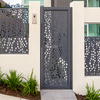 Custom metal perforated panels decorative screen partition