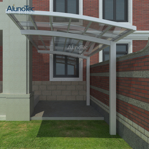  UV Proof Polycarbonate Roof and Aluminum Carport