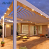 Waterproof Louver Roof System Outdoor Gazebo Garden Bioclimatic Aluminum Pergola