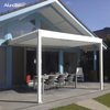 Electric awning Waterproof Gazebo Opening Roof Pergola System For Sunshade