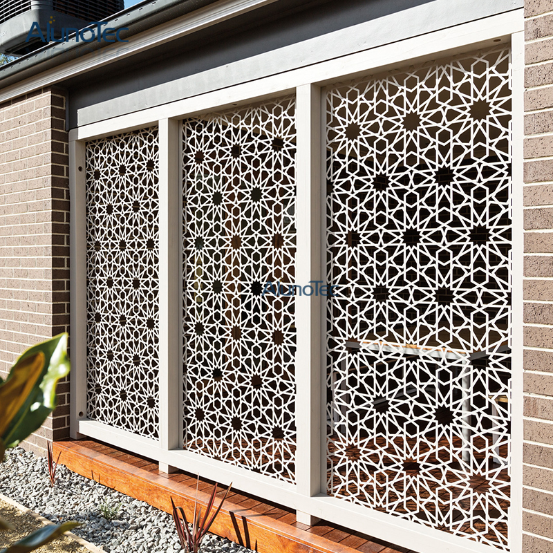 Oem Outdoor Decoration Engrave Metal Screen Gate Door Design