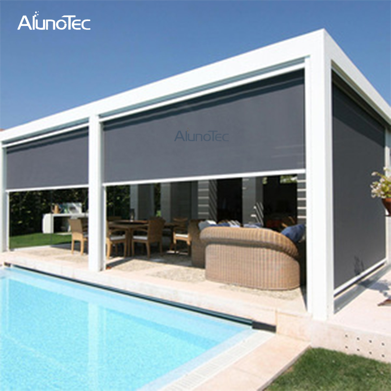 can be Customized PLMOKN Roller Shadow Color : Beige, Size : 1 20x160cm Garden Balcony Swimming Pool Privacy Screen Wind Screen Cover Outdoor roll is Cool 