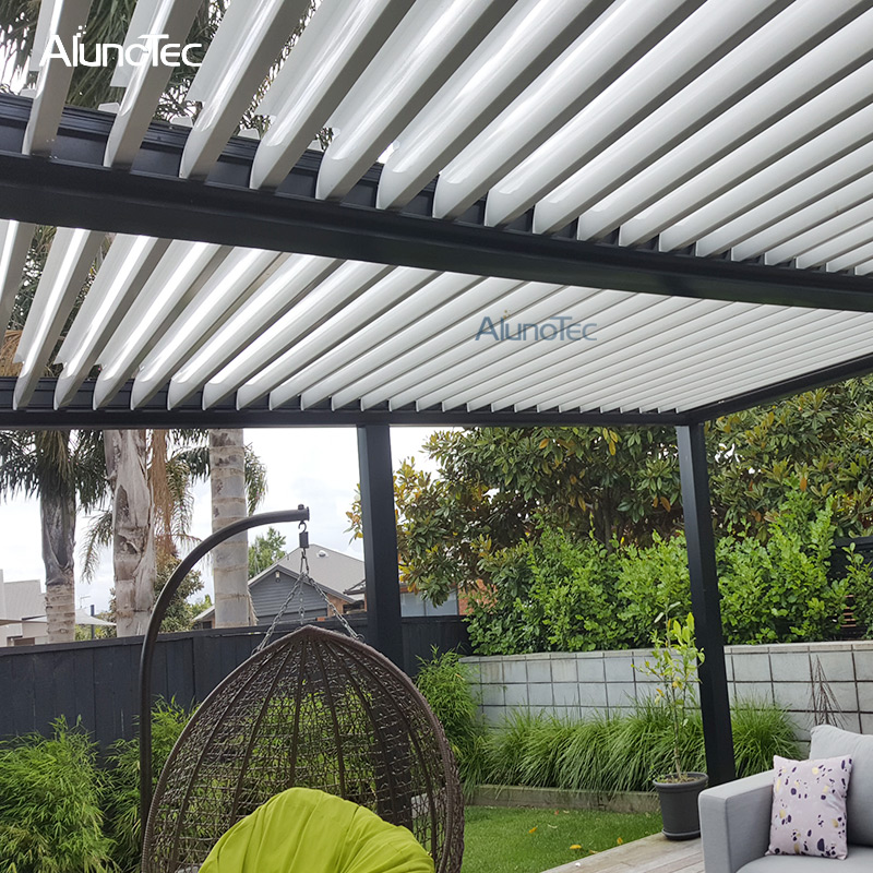 Aluminium Pergola Louvered Pergola Kits Patio Opening Roof For Living Space