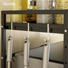 Adjustable Kitchen Storage Shelves Microwave Stainless Steel Oven Shelf Rack