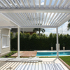  Aluminum Garden Pergola with Retractable Canopy