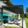 Patio Outdoor Design Garden Waterproof Motorized Opening Aluminium Pergola