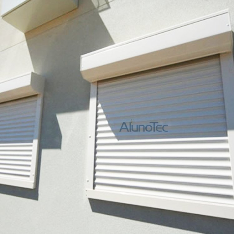 Manual Operation Aluminum Rolling Shutter Window For House