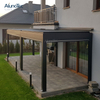 Easily Assembled Retractable Awning Aluminum Gazebo Metal Framed Pergola