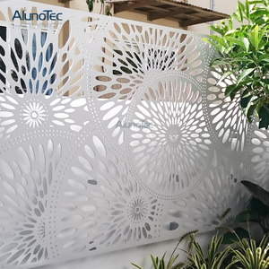 Decorative Aluminum Panel Outdoor Fence For Garden