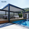 Terrace Decorative Louver Aluminium Gazebo Garden Motorized Pergola Gazebo 