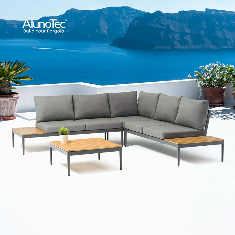  AlunoTec All-Weather Premium Durable Modular Versatile Modular Outdoor Sofa Set 
