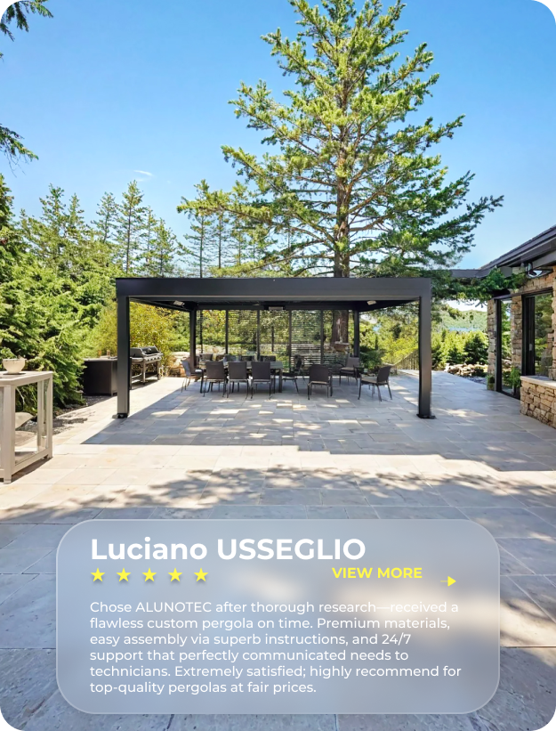 California Terrace Pergola