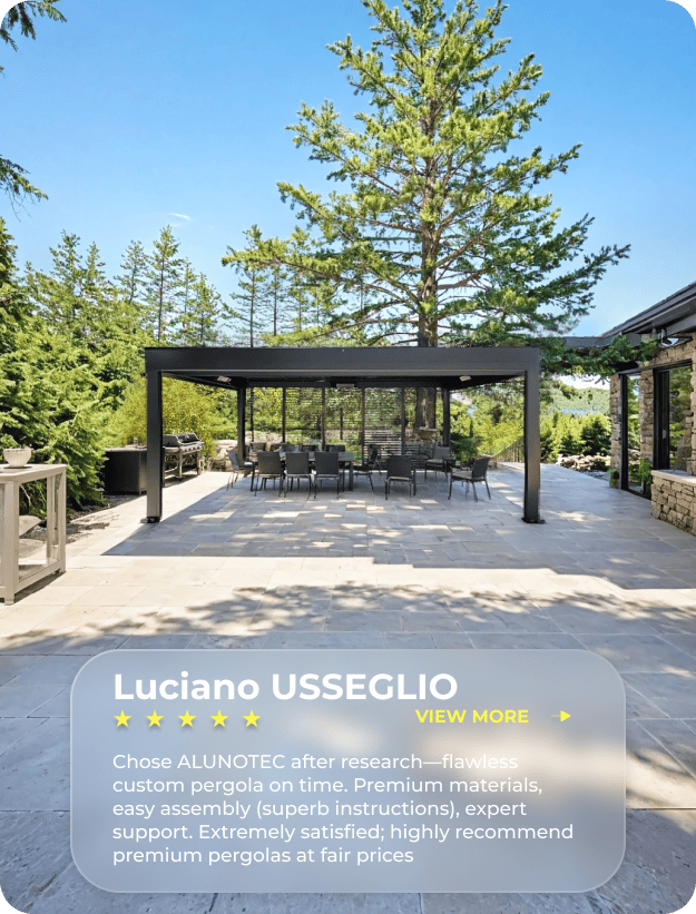gray pergola 