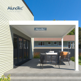 AlunoTec Heavy Duty Louver Roof Vergola Bioclimatic Pergolux With CE certificated Motor