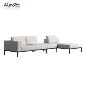 Stylish Outdoor Upholstered Furniture Set Sectional Modular Sofa