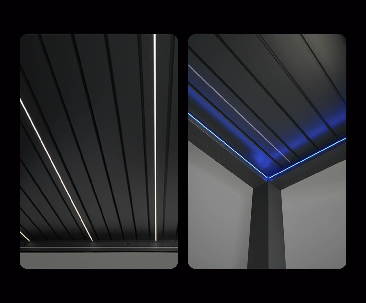 Pergola with LED Light