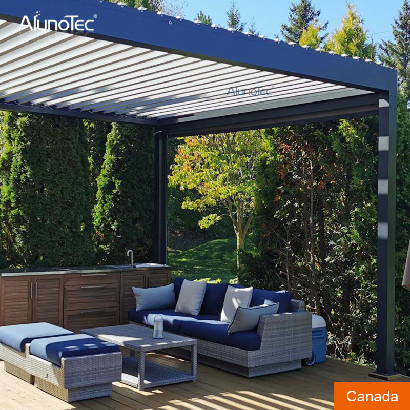 custom louvered pergola