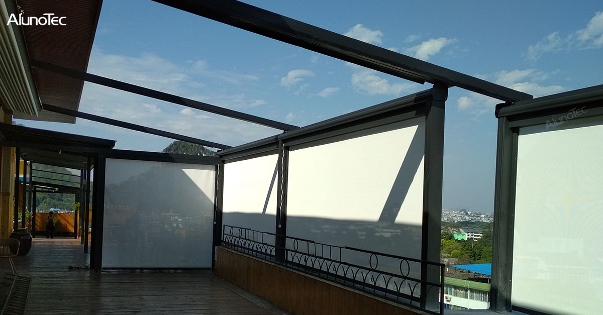 Alunotec's PVC Retractable Roof 