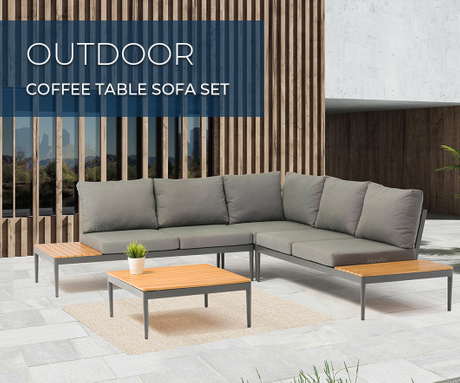  AlunoTec All-Weather Premium Durable Modular Versatile Modular Outdoor Sofa Set 
