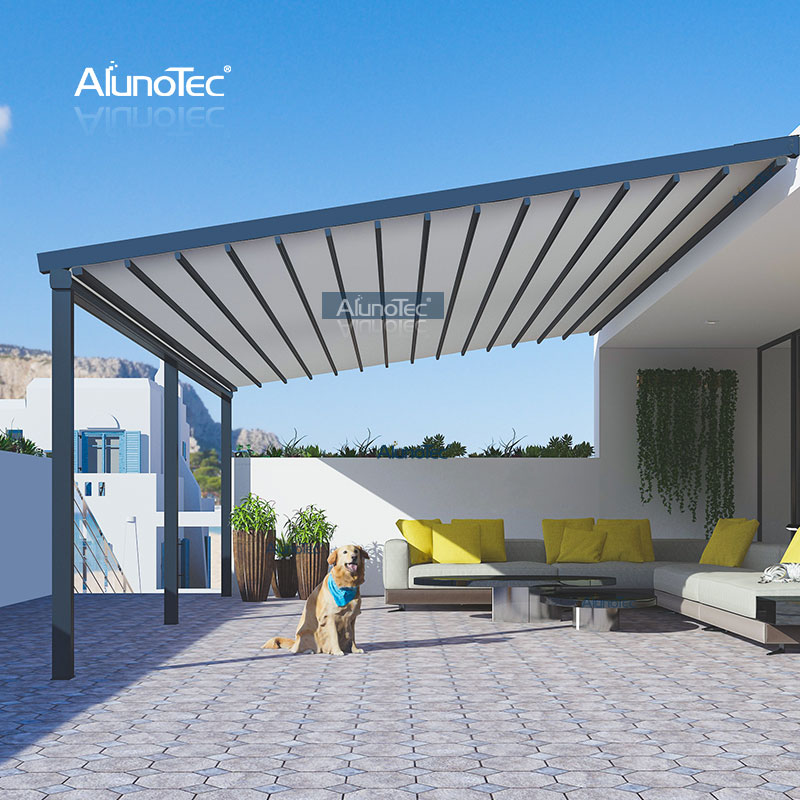 NUTRAC Retractable Awning Replacement Fabric - 10x8ft Waterproof UV Resistant Canopy For Patio & Deck