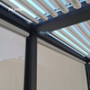 Motorised Zip Sunscreen Blinds Louvre Roof Retractable Waterproof Awning With CE Certificate