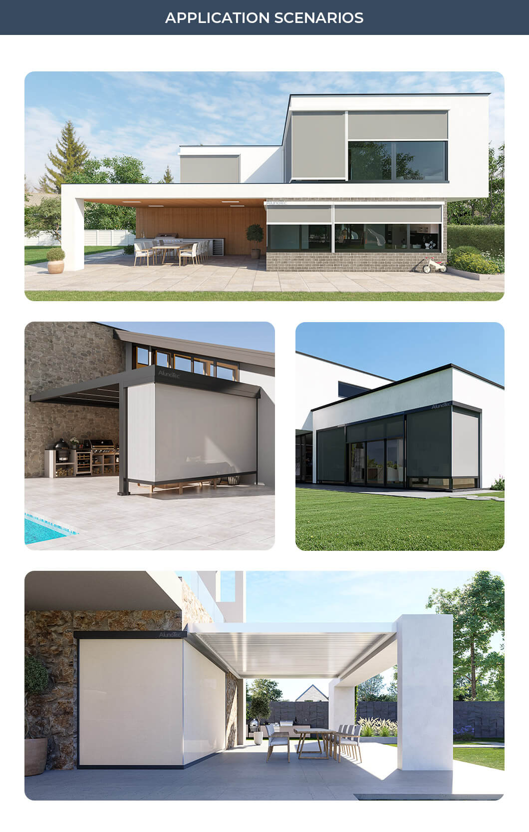 90&deg; corner Zipped blinds (7)