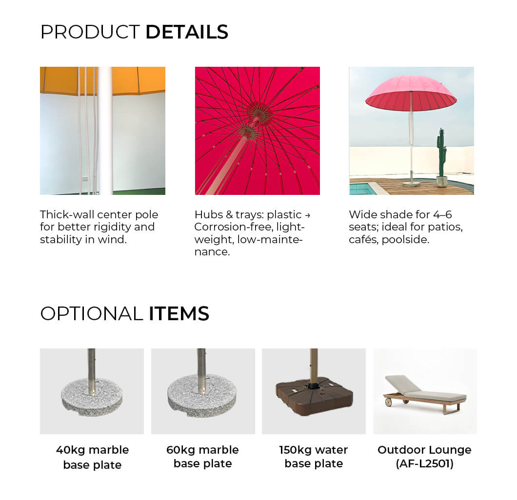 Outdoor Roman Umbrella (7)