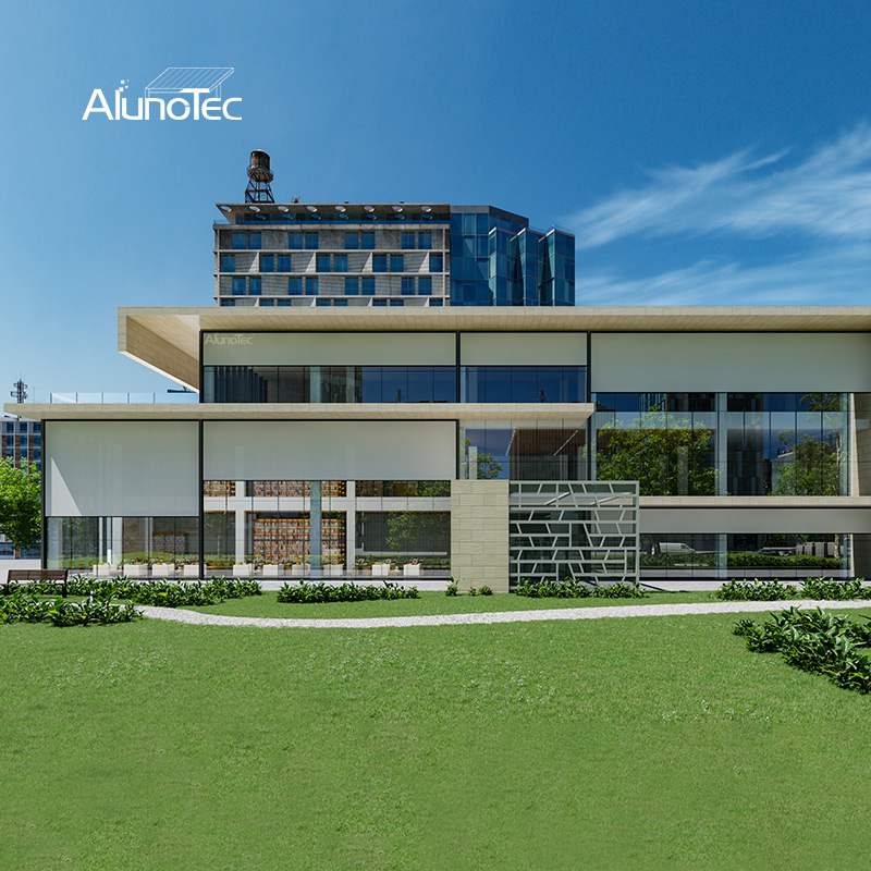 AlunoTec Commercial Hotels Offices Libraries Exhibition Halls And Sun Protection Custom Large-size Roller Blinds 