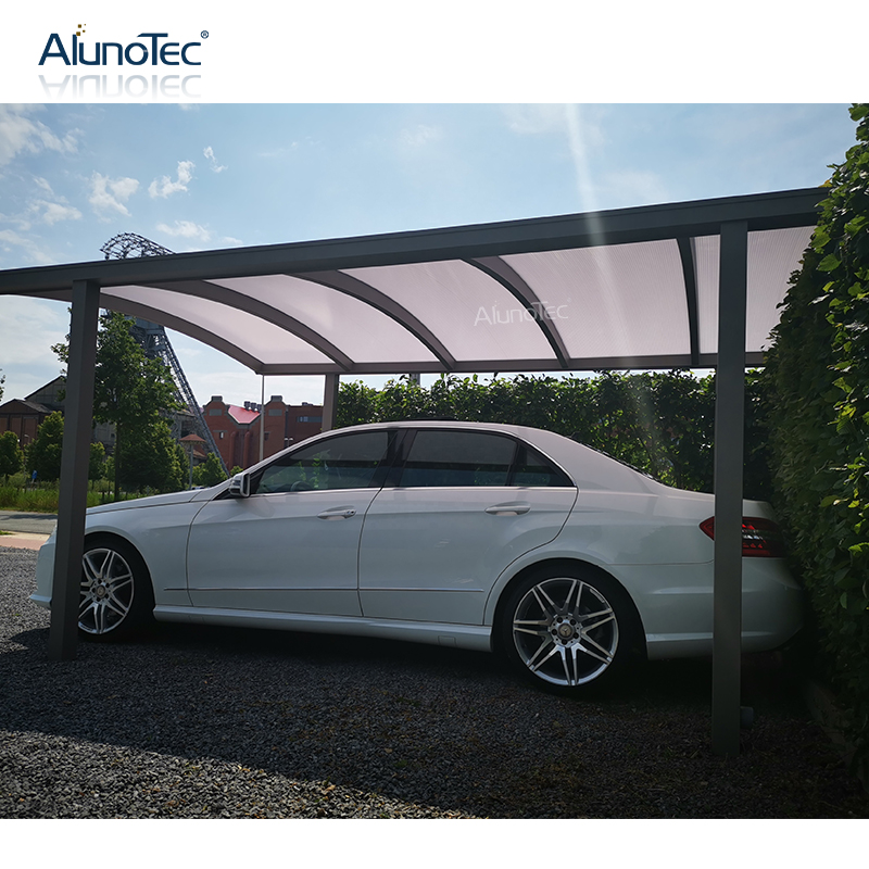 Outdoor Bending Polycarbonate Roof Patio Covers Awning Aluminum Curved Carport 