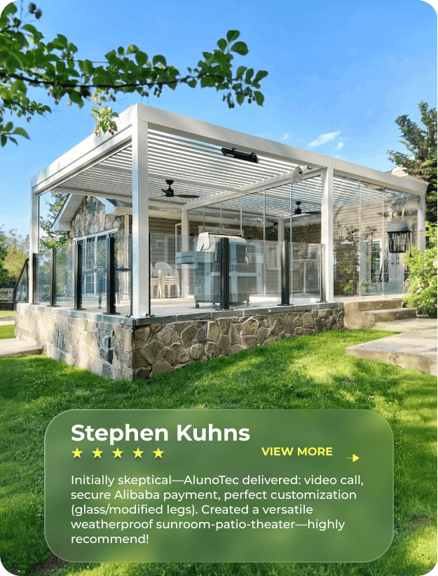 Pergola Attached house