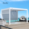 AlunoTec Free Standing Type Pergola Outdoor Covered Louver System Louvered Cost Garden Shade