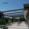Outdoor Metal Retractable Awning Shade Aluminum Bioclimatic Retractable Roof Pergola Roof Pergola