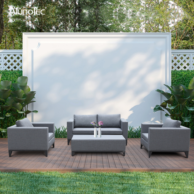 Luxury Outdoor Aluminium Garden Patio Furniture Double And Single Sofa Sets Product On Aluminum Pergola Alunotec - Expensive Outdoor Patio Furniture