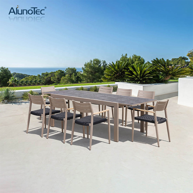 Aluminum Patio Outdoor Lounge Dining Set Garden Furniture