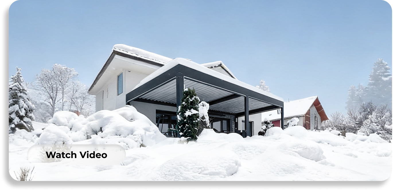 snow-rated pergola