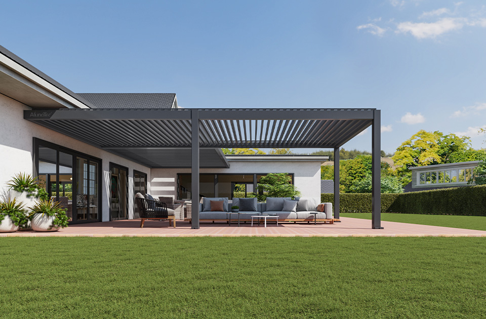 aluminum pergola