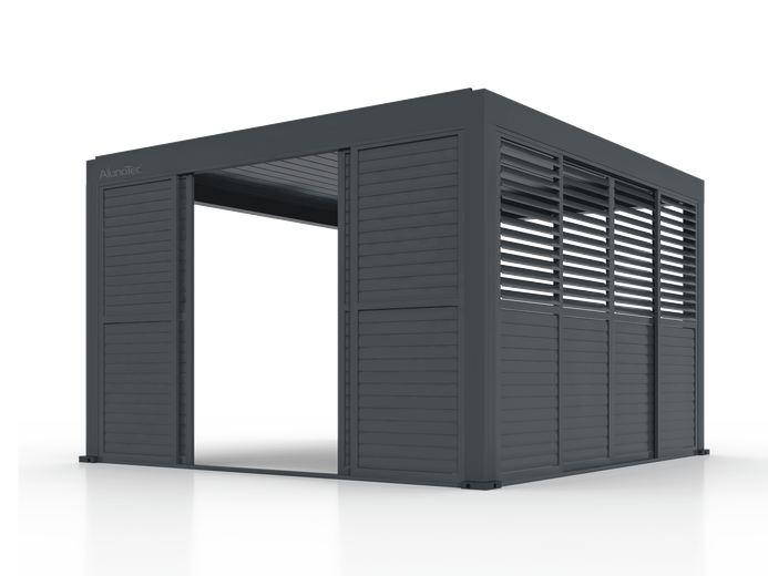 Sliding Louvered Panel