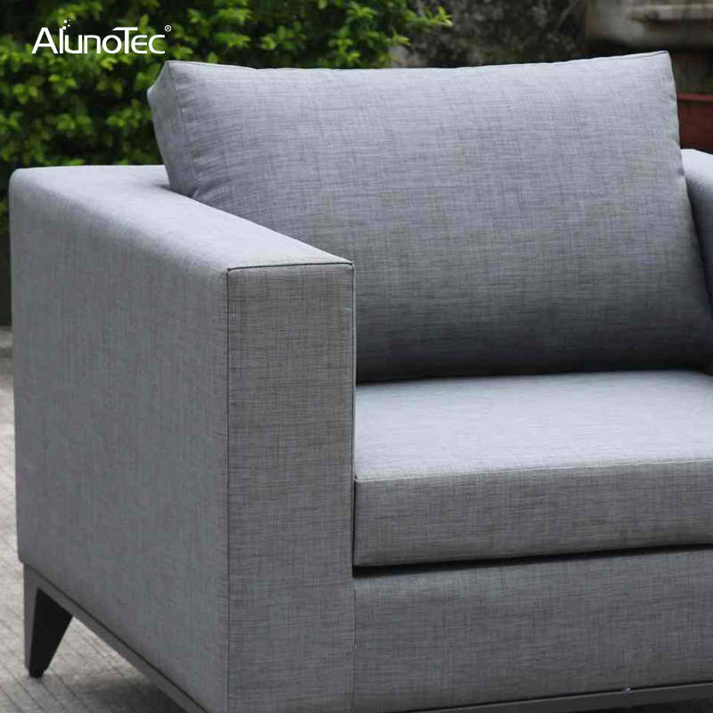 Luxury Outdoor Aluminium Garden Patio Furniture Double and Single Sofa Sets