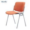 Modern Design Furniture Aluminum Stackable Chair With Metal Legs Dining Chairs
