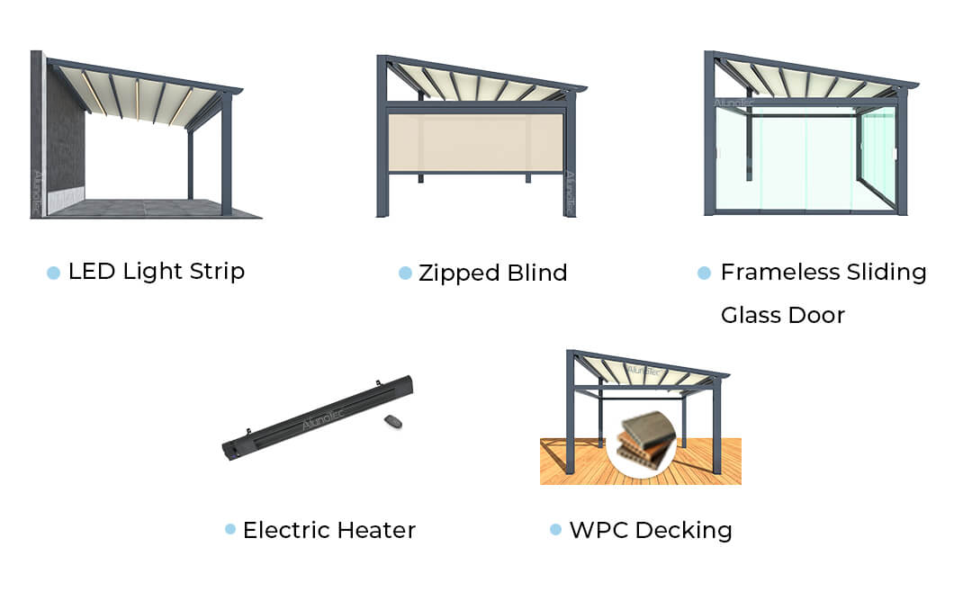 motorized retractable shades