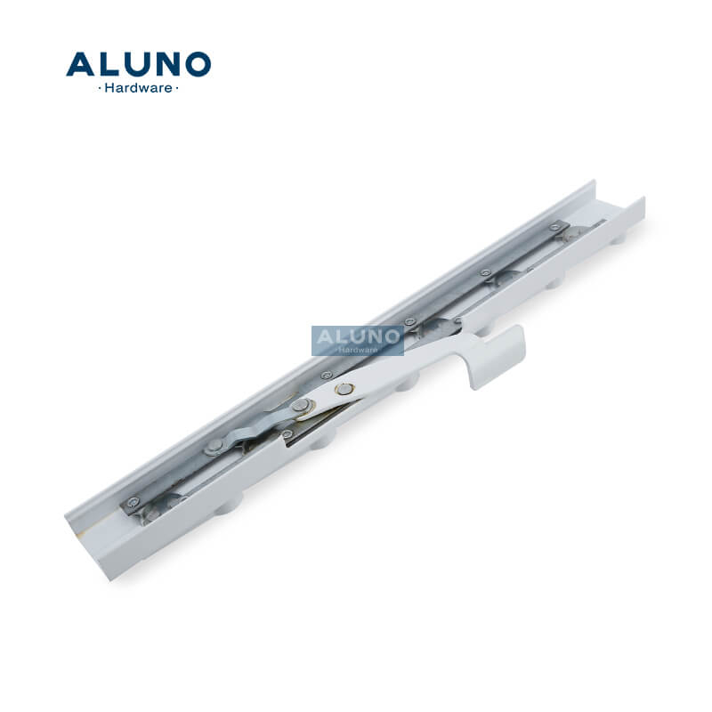 ALUNO 4 Blades 380mm Aluminum Plastic Clip Shutter Glass Louver Window Frame