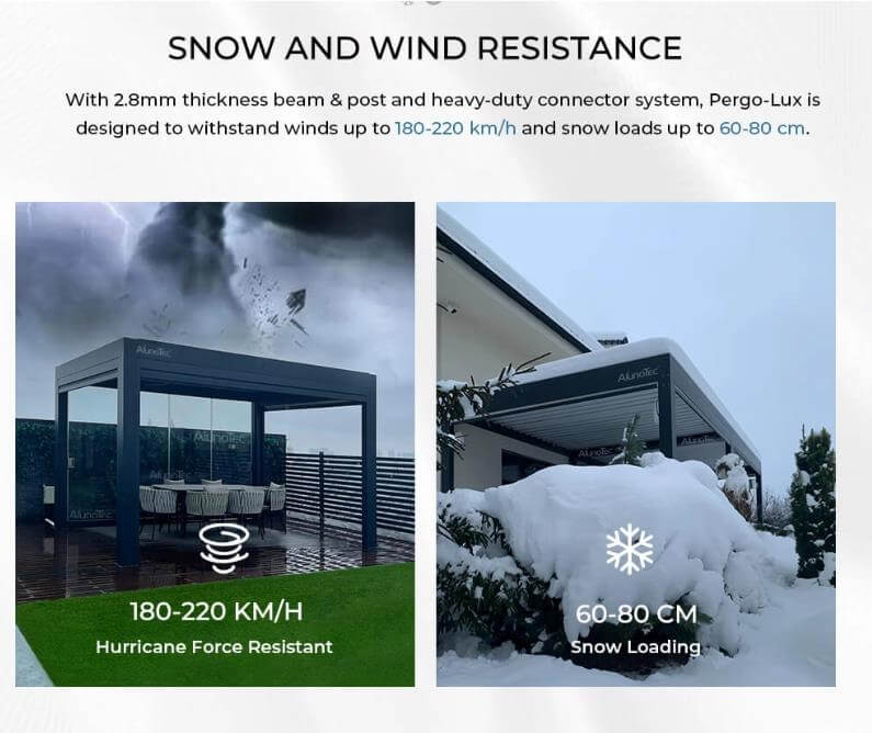 motorized pergola ireland