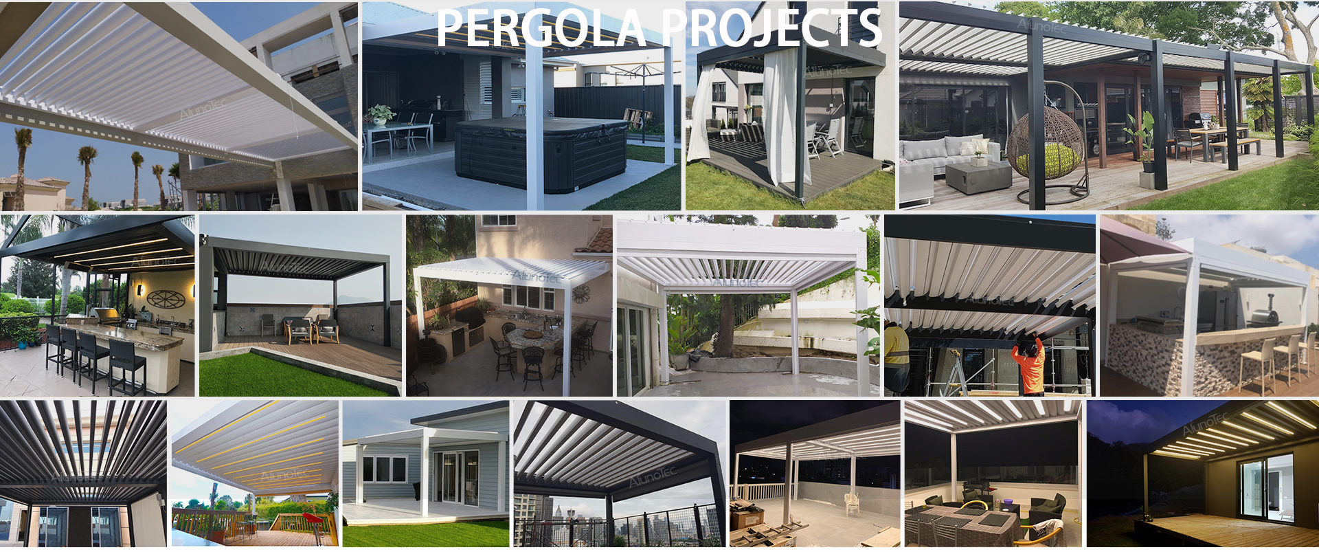 aluminum pergola 